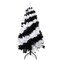 Tree Buddees Black and White Swirl Halloween Tree - Unique Christmas Tree 4 Feet Tall Decoration